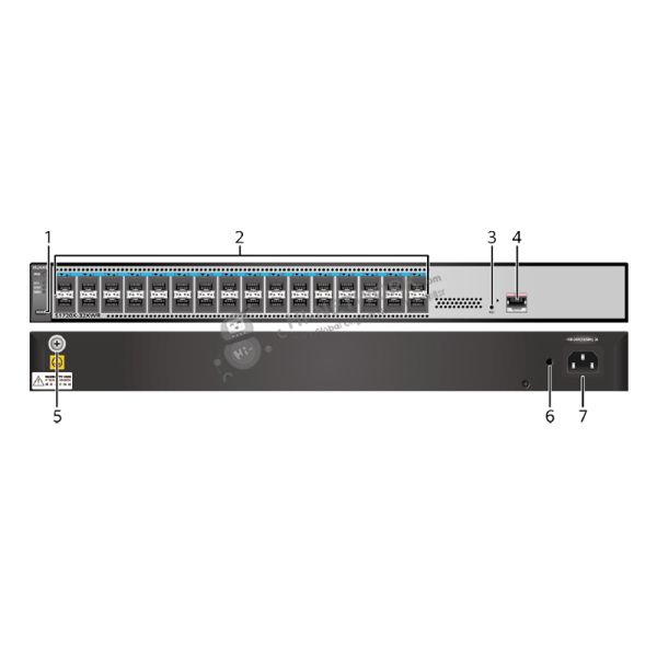 Huawei Switch S1720X-32XWR 32 Port Network Ethernet Switch with 1 GB Memory and 67.5 W Power Consumption