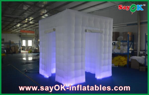 Quality Wedding Photo Booth Hire Custom White Inflatable Photo Booth Shell Enclosure Inflatable Cube Tent Portable for sale