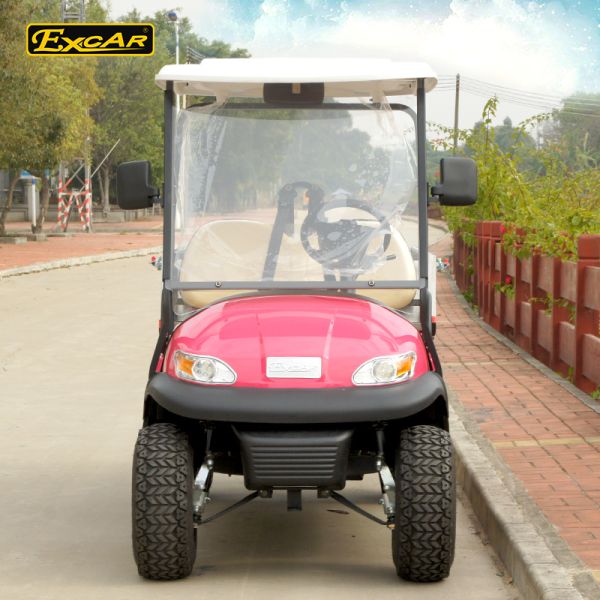 Electric Golf Carts with 3.6 Meter Minimum Turning Radius for Various Terrains