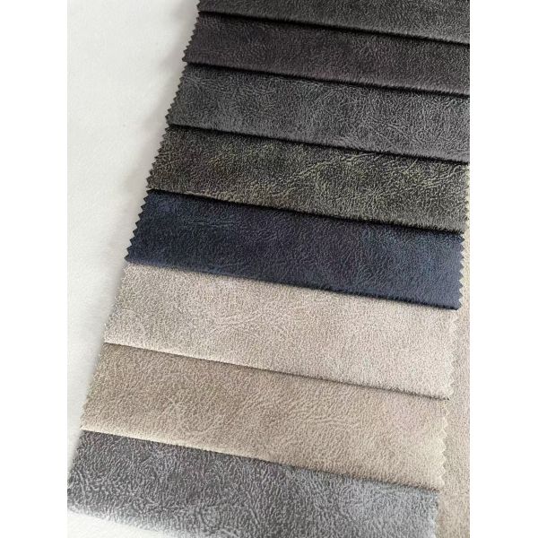 Printed Leather Sofa Fabric Breathable Comfortable For Home Decoration