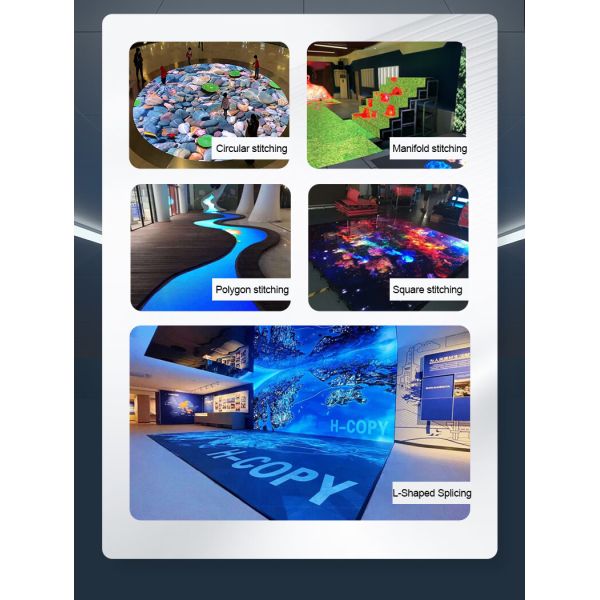 Radar Gravity Sensor Smart Display P3.91 P2.97 Immersive Interactive LED Floor Tile Screen
