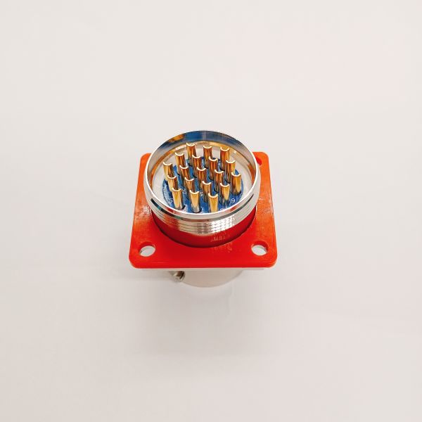 Y11PⅡ-1419ZJ10 19 Pin Socket Aviation Connector with Gold-Plated Contacts, Bayonet-Locked Design, and 1500V Withstand Voltage
