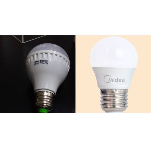 Desktop Red Fiber Laser Marking Machine / Led Bulb Logo Fiber Laser Printer
