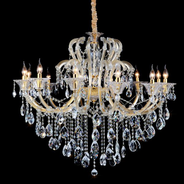 Unique Dining chandeliers Gold/Transparent Color (WH-CY-70)
