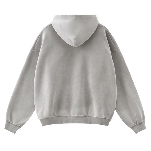360G Heavyweight Vintage Distressed Print Hoodie Men Oversized Pullover | OEM ODM Custom Logo, Replaceable Fabric, Multiple Pantone Color Codes, Low