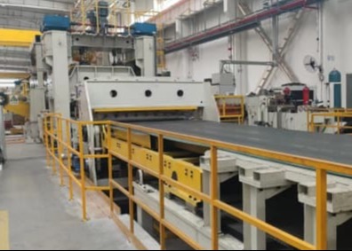 15～20m/Min Plate Production Line Speed Uncoiling CNC Leveling Cutting Line 35tons Coil Weight