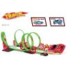 360° Rotation 115 CM Toy Race Car Track Sets 4 Loops 1 Pull Back Vehicle for sale