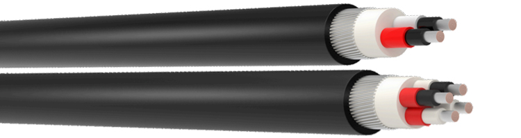 SWA Multi Core Solar PV Cable with Tinned Annealed Copper and Double Insulated Cross-Linked for Industrial Use