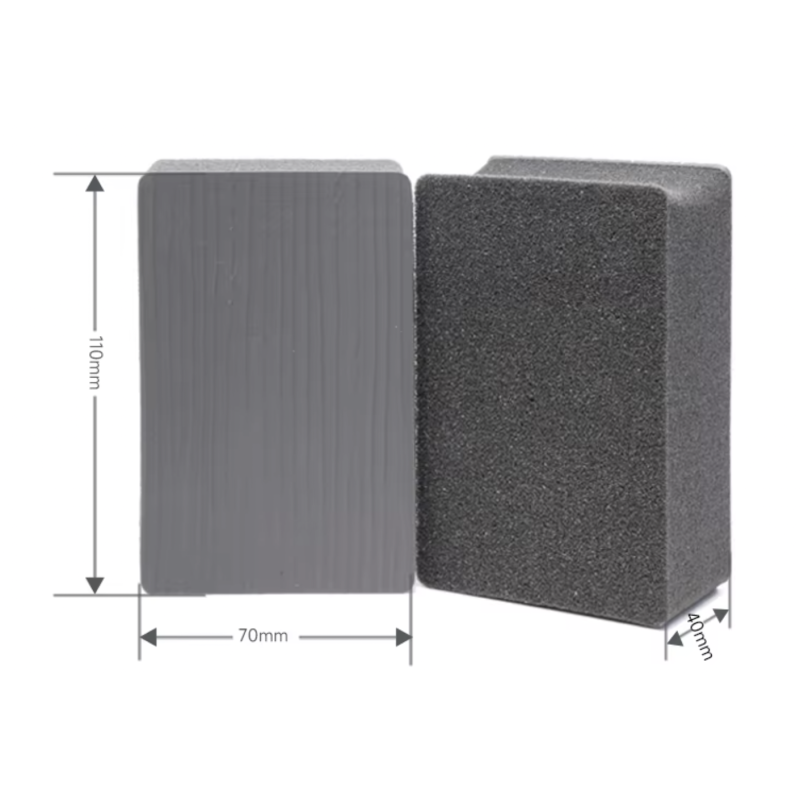Rectangular Auto Clay Bar Block Sponge Removes Embedded Residues