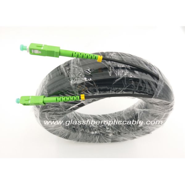 LZSH Tube G657A Fiber Optic Patch Cables , Outdoor Flat Ftth Drop Cable