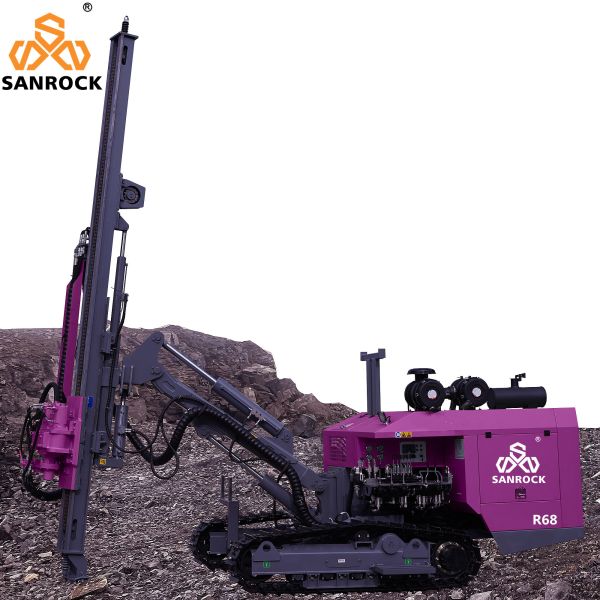Mining Separated DTH Drilling Machine Blasthole 50m Depth Hydraulic Drilling Rig
