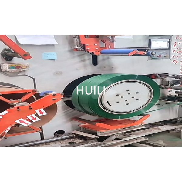 PP PET Tape Automatic Winding Machine PLC Control Auto Roll Changing 220V