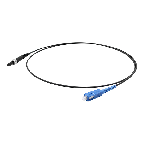 SMA905 to SC UPC Fiber Optic Patch Cable Simplex Single Mode OS2 OFNR 2.0mm Black