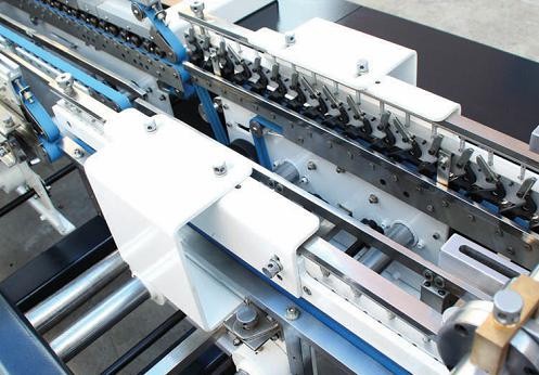 Automatic High Speed Folder Gluer Machine 1100mm Blank Width 7.6T Net Weight
