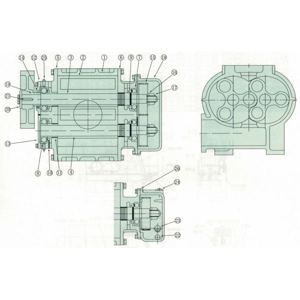 Negative Pressure Vacuum Roots Blower / Small Volume Vacuum Air Blower