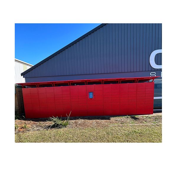 Automated Steel Cabinet Secured Electronic Outdoor Parcel Locker System OEM