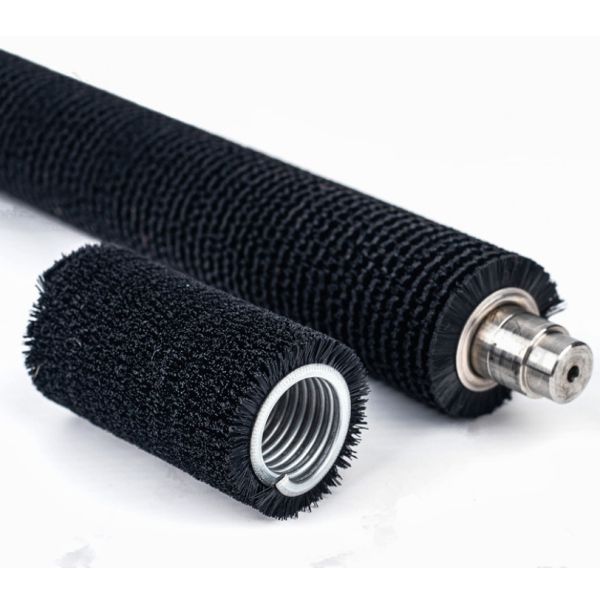 High Density Nylon Wire Brush Roller For Glass And LCD Panel Cleaning