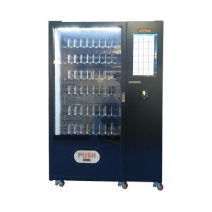China Micron Black Style Snack Drink Vending Machine 662 Capacity For European Market on sale