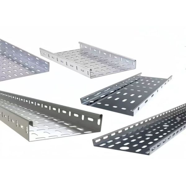 Ventilated 900mm Perforated Metal Cable Tray For Wiring