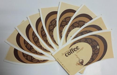 Quality Waterproof Printing Paper Coffee Cup Fan with Food Grade Wood Pulp Paper for sale