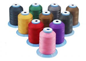 China Cotton Synthetic Sewing Thread Small Core Wrinkle Resistance Dyed Color on sale