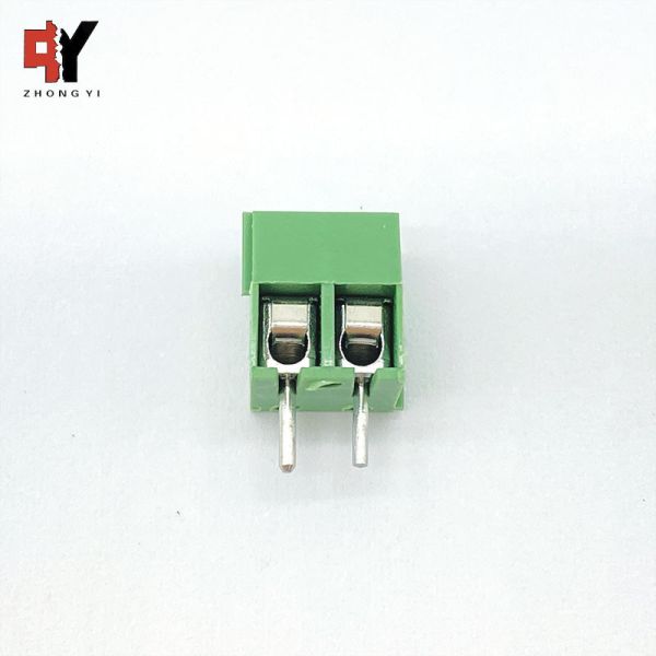 HQ350V-3.5mm/3.96mm Pcb Screw Terminal Block 2P Electric Brass Cage