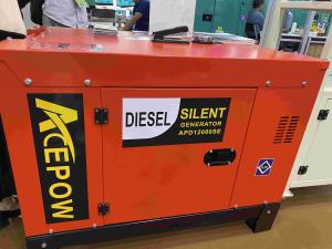 Wholesale 25kva Canopy Generator Set Red Color Water Cooled from china suppliers