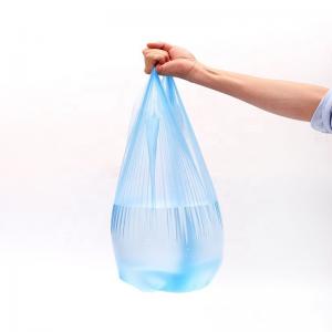 Wholesale Household Products HDPE / LDPE T-shirt Trash Bags Hand Pouch Vest Garbage Bag Shopping from china suppliers