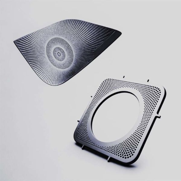 Precision Chemical Etching Micro Hole Speaker Covers Customized