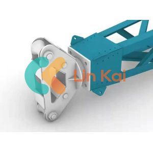 Aluminum Alloy A Shape Tubular Gin Pole Suppliers For Tower Erection Tools