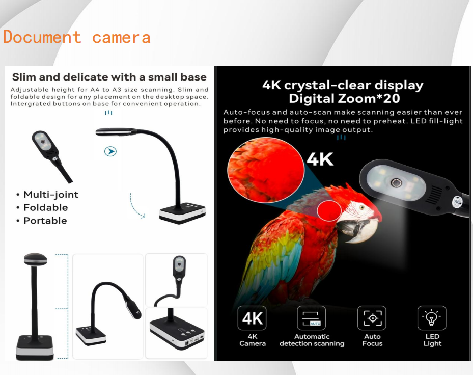 USB 2.0 Visualizer Document Camera Scanner A3 A4 A5 size