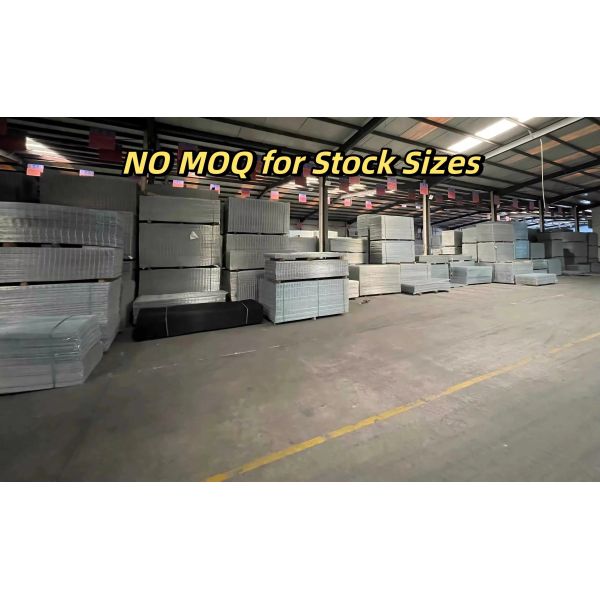 1/2" - 6" Hole Size Galvanized Welded Mesh Panel 1.22x2.44m Size