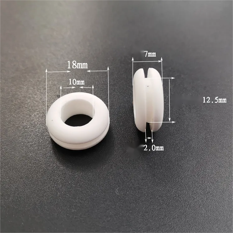 Double Sided Protective Silicone Rubber Grommet Heat Resistant