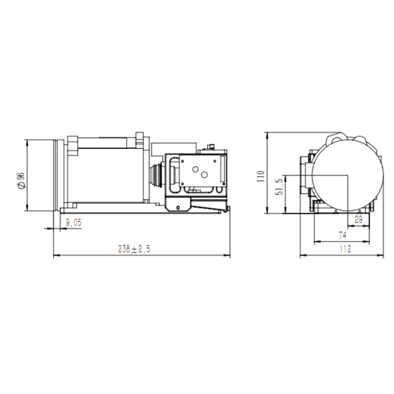 MCT Detector Thermal Security Camera 640x512 Pixel And 15~300mm Continuous Zoom Lens