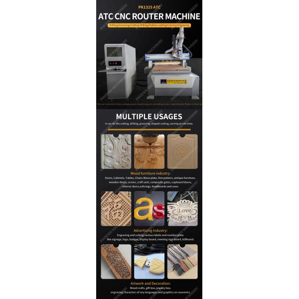 Effortless Operation 3 Axis CNC Router Machine for Wood Maximum Working Speed 20000mm/min