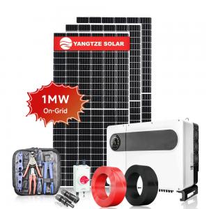 Wholesale RS232 On Grid Solar System Kit 1MW Solar Power Plant from china suppliers
