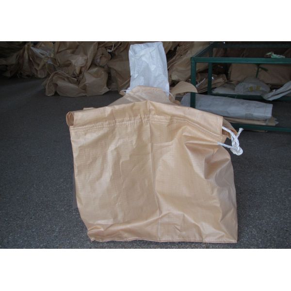 Recycled 1000kg PP Flexible Bulk Container / Jumbo Sack Bags With 4 Sling Loops