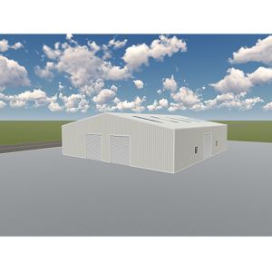 Quick Assembly Industrial PEB Building Construction , Prefab Steel Column