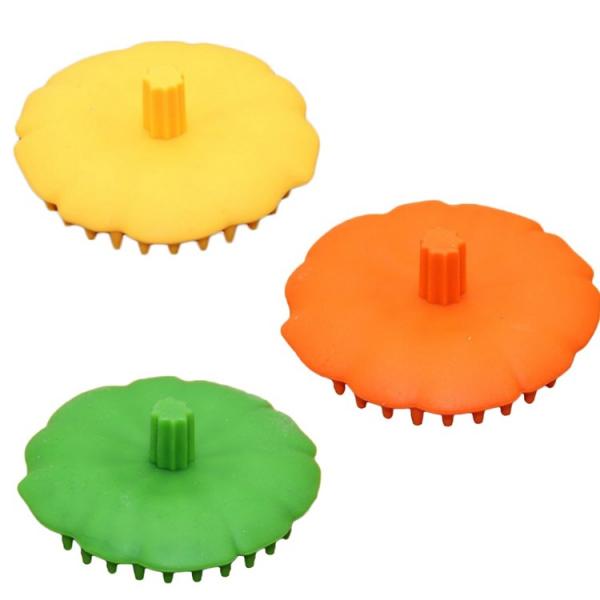 Quality Knead Head Cleaning Silicone Bristle Face Brush 90*36mm Keep Hair Health for sale