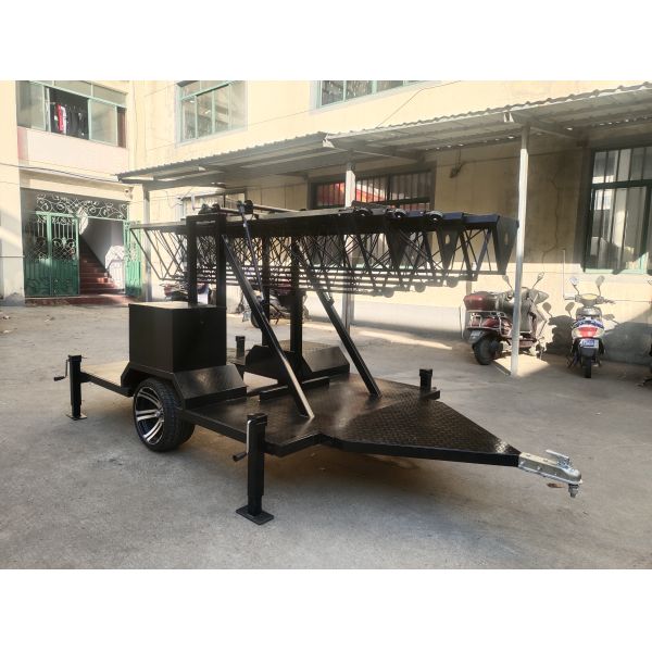 20m Cow Cell On Wheels Portable Telecom Station Temporary Telecom Tower