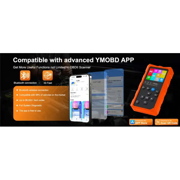 Xtruck 819 Bluetooth Car OBD2 Scanner Full System Diagnostic Code