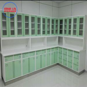 Wholesale Full Steel Wall Mounted Hospital Operation Room Disposal Cabinet Three Section Slider from china suppliers