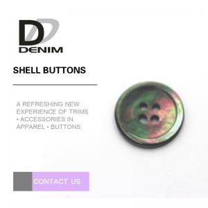 China Decorative Flat Pearl Shell Buttons With Elegant Texture And Bright Color on sale
