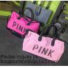 Pink Color Nylon Waterproof Handbag  Large Capacity  Carry-on Bag Durable Multifunction Bag Portable Women Bag for sale