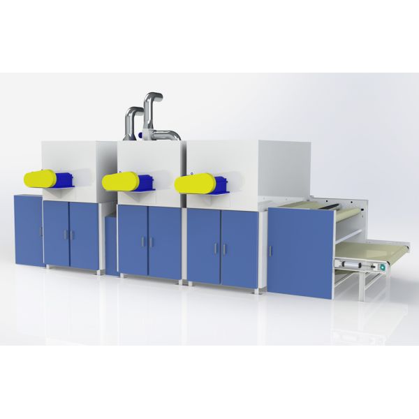 High Capacity Nonwoven Fabric Soft Wadding Thermal Bonding Machine