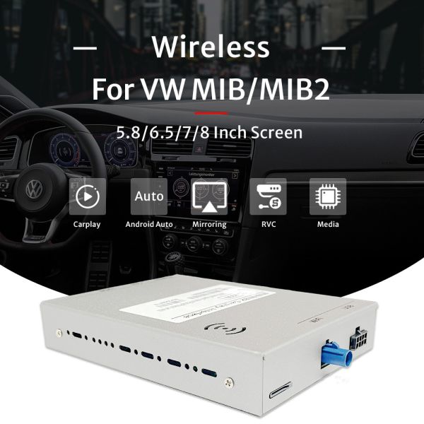 Audi Mmi Carplay Wireless For VW MIB MIB2 Golf 7 Tiguan Front Rear Camera
