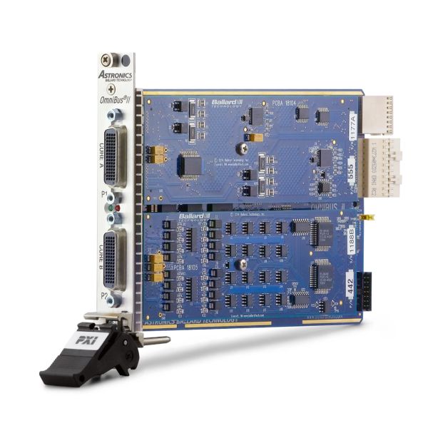 National Instruments LV-222-555-442 PXI Avionics Multiprotocol Interface Module with 16 ARINC 429 Channels and 3 Months Warranty