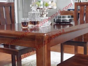 Wholesale Rectangular Table made by Solid Wooden in Dining Room Set from china suppliers