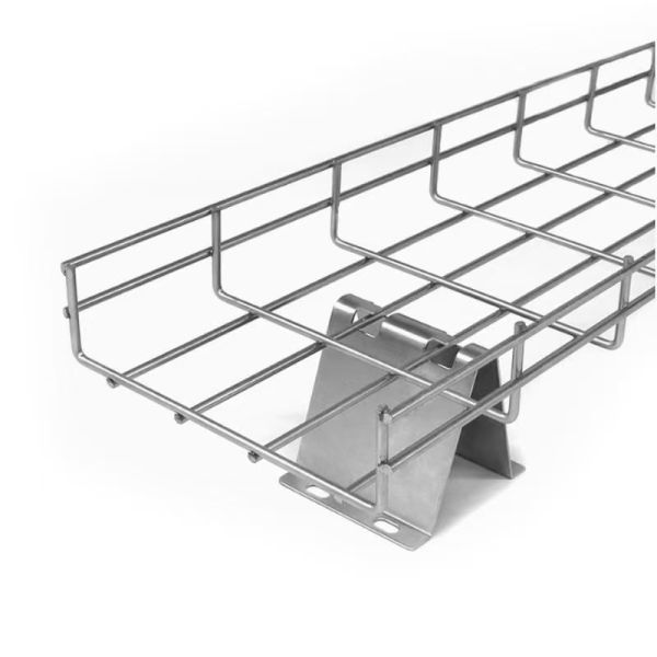 12 Inch SS Wire Mesh Cable Tray For Data Center / Clean Room