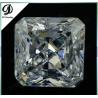 10x10mm square cut synthetic white cubic zirconia faceted gemstone at low price for sale